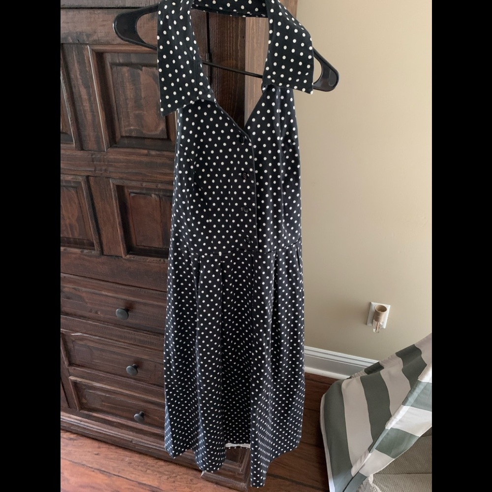 Lightly worn Lane Bryant halter dress.